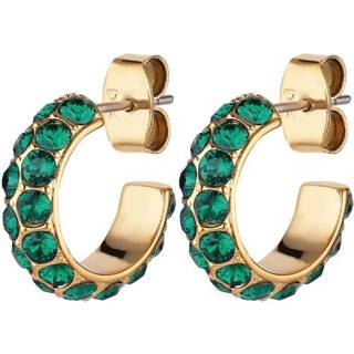 DYRBERG/KERN HEIDI ØREHÆNGER 360023 (Gold, Green, ONESIZE)