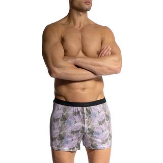 Olaf Benz Herren Boxershorts violett Geprintet