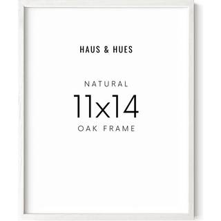 Haus og nuancer 11x14 White Picture Frame - White 11x14 Picture Frame Wood White Picture Frame 11x14 Tr?ramme Moderne billedramme 11x14 Billeder