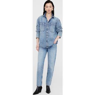 Anine Bing Dante Skjorter A-07-10239 Vintage Indigo (MEDIUM)