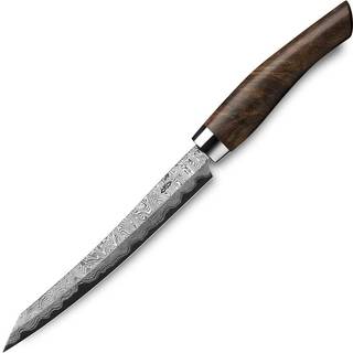 Nesmuk Exklusiv C150 Damast Slicer 16 cm - Griff Walnuss Maserholz - Braun