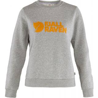 Fjällräven Women's Fjällräven Logo Sweater Chalk White-Flame Orange, XS