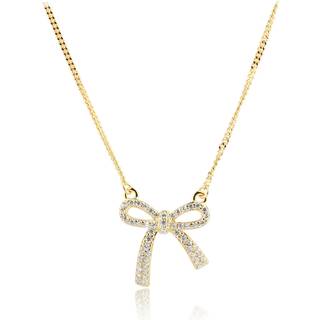 ELEGANT BOW NECKLACE | GOLDEN