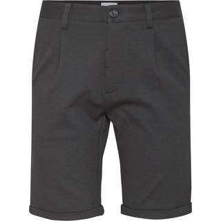 Lindbergh Plisserede shorts i sort til herre