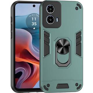 EIDERWOOD Motorola Moto G34 Håndværker Bagside Cover m. Kickstand - Grøn