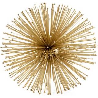 Moderne accenter 5067 erizo urchin lille guld sfære sofabord værelse indretning guld indretning bordindretning hylde indretning moderne udsmyknin