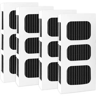 4 Pack Paultra2 K?leskab Luftfilter Udskiftning til Frigidaire Paultra2 Pure Air Ultra II K?leskab Air Filter Electrolux Del 242047805 5303918847