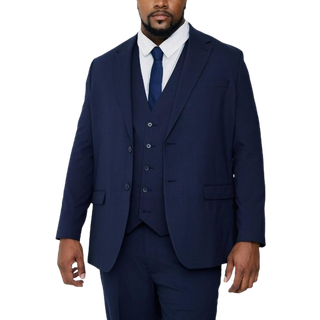 Mens Plus Regular Fit Suit Jacket In Navy