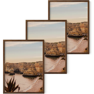 Haus og nuancer Sæt på 3 9x12 Billedramme - 9x12 Frame Træbilleder Rammer 9 x 12 Frame Naturaltrårrammer 12x9 Billedramme Indstil trærammer 9 x 1