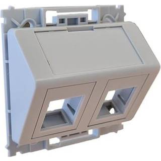 Dataudtag 2Xrj45 Keystone Type O Skrå G Solar
