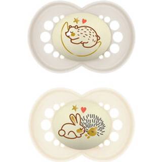 MAM Original Sut Night 6-16M Silicone Neutral (2 stk)