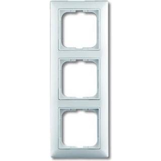 B55 Ramme, 3 Moduler, Blank Hvid Abb