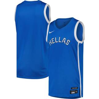 Greece Limited Road Nike-basketballtrøje til mænd - blå - XL