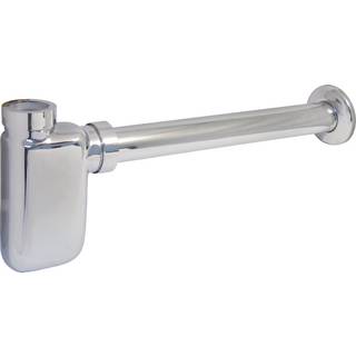 Kingston Brass DD8401 Bottle-Trap Brass Round Siphon 1-1/4 """" O.D. 18 gauge poleret krom