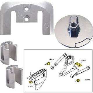 Tecnoseal Anode Kit m/hardware - Mercury Bravo 2-3 - Magnesium (52034)