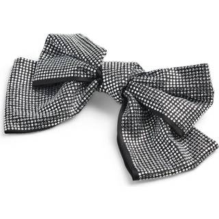 PIECES dame hårclips PCPILLA - Black Clear stones - Onesize