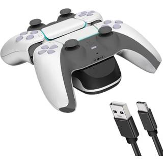 Dobbelt opladningsstation til to kontroller - til PS5 / Playstation 5