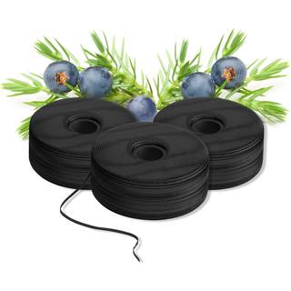 Burst Expanding Dental Floss Refills (32 yards/3 Pack) | Juniper Berry Aroma Bobbins | Vævet | Pletabsorberende | Vegansk | Paraben BPA & grusomh