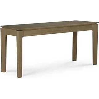 Ethnicraft - Bok Bench - Varnished Teak - Brown 126 x 35 x 46 - Bænke - Alain Van Havre - Træ farvet - Træ