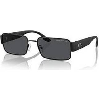 Armani Exchange Ax2052S Rectangle Black Sunglassesonesize