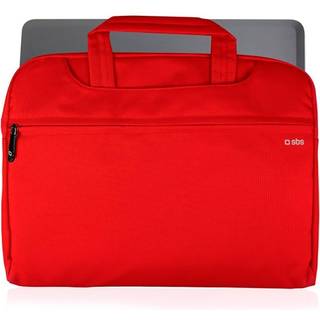 SBS Handle Lux Laptop / Macbook Taske med Håndtag 13" - Rød