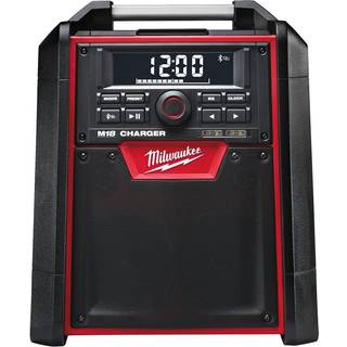 Milwaukee M18 RC-0 Arbejdsradio med Bluetooth og oplader, uden batteri