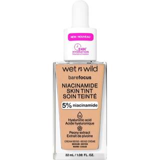 Wet n Wild Bare Focus Niacinamide Skin Tint Let farvet fugtighedscreme Skygge Cream Beige (Warm) 32 ml - 32 ml