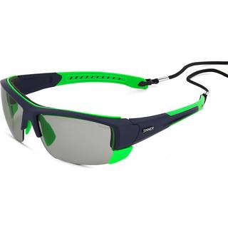 Sinner Cascada Asian Fit SISU-893-50-C10B Standard Solbriller Mænd Blue - Matte Green - Standard