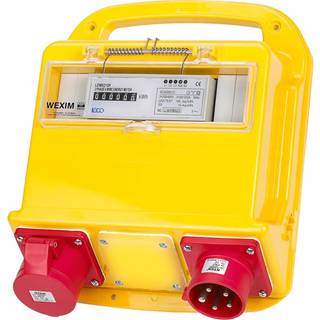 Bi-målertavle 5P 400V 16A CEE ind/ud