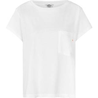 Mads Nørgaard Torva Fine Tee Toppe & T-Shirts 203753 White (MEDIUM)