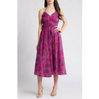 French Connection French Connection Pink Arla Hallie Crinkle Dress