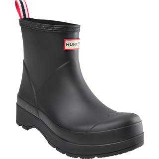 Hunter Boots Original Play Boot Short Gummistøvler Herrer størrelse 47 farve grå/sort