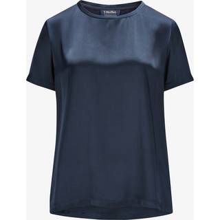 &#39;S Max Mara Rebecca satin T-shirt - blue - XXS