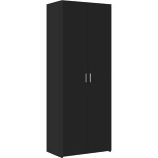 skab 70x42,5x185 cm konstrueret træ sort