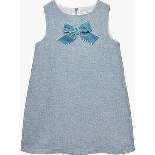 Trotters London Trotters London Herringbone Georgina Bow Dress - 110116cm