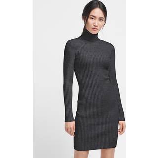 Wolford MERINO RIB DRESS 8763 Anthr. Melé Large
