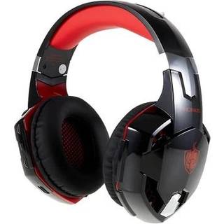 KOTION EACH G2000BT Stereo Gaming Headset Støjreducerende Over Ear-hovedtelefoner med aftagelig mikrofon - Rød