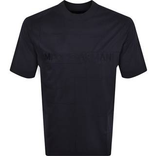 Emporio Armani Lounge Logo T Shirt Navy