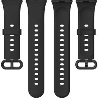 Silikone urrem til Redmi Watch 4, Xiaomi Band 8 Pro Sort