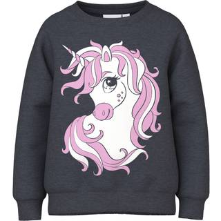 Name It Dark Sapphire Cute Unicorn Sweatshirt