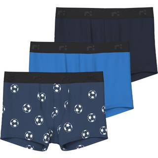 Name It Dark Denim Fodbold Boxershorts (3-pak)