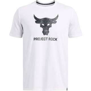 T-shirt Under Armour Project Rock Brahma Bull SS Tee White XL - White - XL