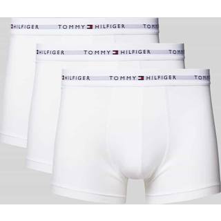 Tommy Hilfiger 3-pak Signature Essential Cotton Trunk - White - Medium * Kampagne *