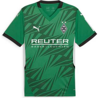 PUMA Borussia MÃ¶nchengladbach 24/25 Away Jersey Men, Sport, Archive Green/White, XS - White - XS