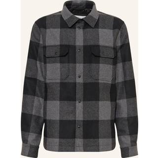 WOOLRICH Herren Overshirt grau,schwarz kariert