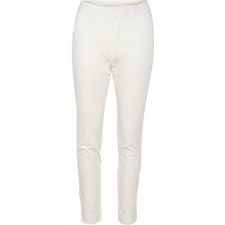 KAFFE Lea Bukser Chino 7/8 Hvid-46
