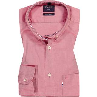 OLYMP Herren Casual Hemd rot
