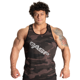 Vintage T-Back Top Mørk Camouflage