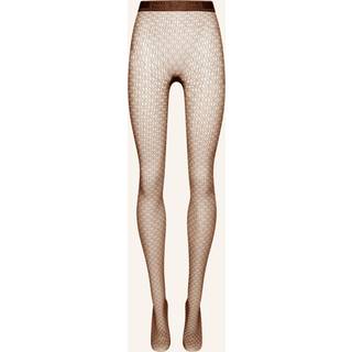 Wolford FINE NET TIGHTS 4850 Umber X-Small