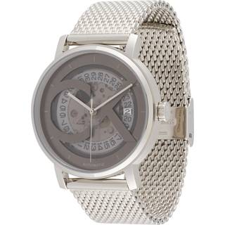 Skeleton Dial Automatic Watch - CK Iconic - Silver - One Size